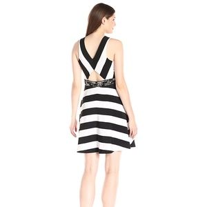 MORE RDUCED NWT Rachel Roy stripe fit&flare dress